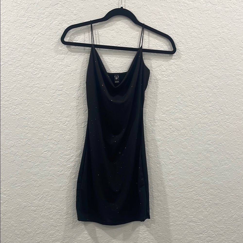 Windsor Black Cowl Neck Dress